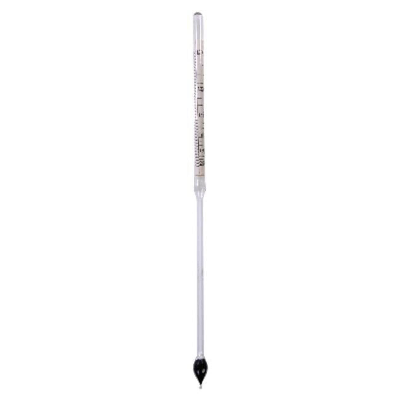 Heavy Liquids Hydrometers: 1.0-2.0 In 0.01 Divisions, Overall Length 30 cm