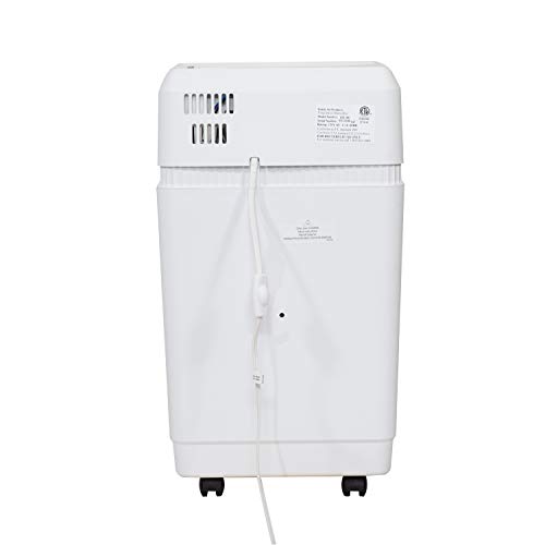 AIRCARE Space Saver Large Evaporative Whole House Commercial 6 Gallon Humidifier for Large Rooms 2,700 sq ft. With Digital Controls, Auto Humidistat and Automatic Shut Off