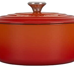 Le Creuset Enameled Cast Iron Signature Round Dutch Oven, 3.5 qt. , Flame