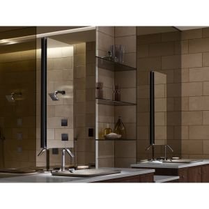 KOHLER K-99690-SN Loure Shower Arm and Flange, Vibrant Polished Nickel