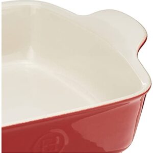 Emile Henry Made In France HR Modern Classics Square Baking Dish 8 x 8" / 2 Qt, Red