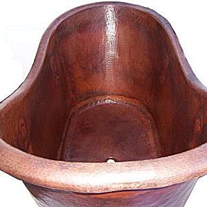 Fine Crafts Imports Hammered Copper Bath tub