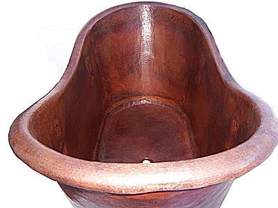 Fine Crafts Imports Hammered Copper Bath tub