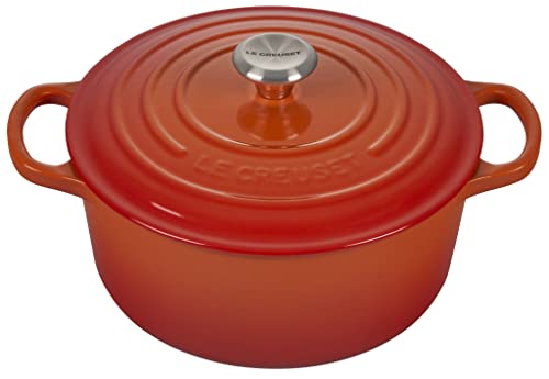 Le Creuset Enameled Cast Iron Signature Round Dutch Oven, 3.5 qt. , Flame