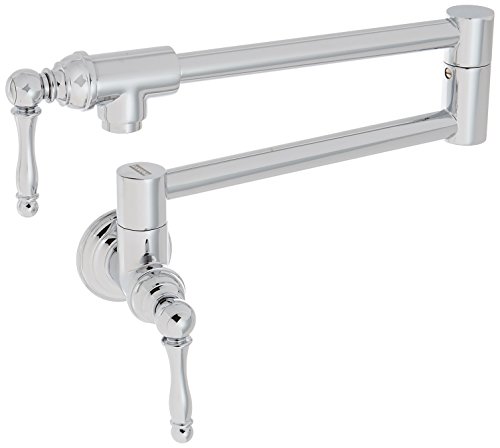 Franke PF3300 Farm House Kitchen Faucet Series Wall-Mounted Pot Filler, Chrome