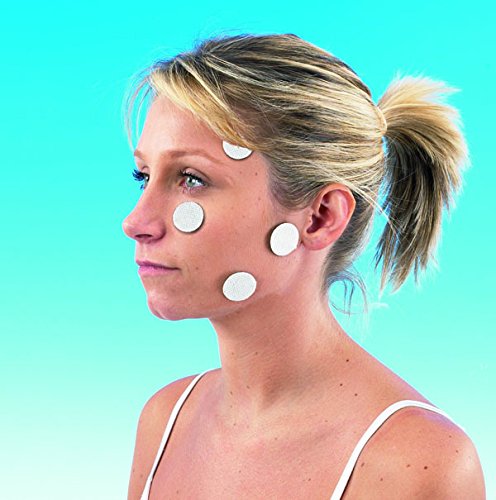 TensCare - 1in Cicrular Reusable Electrodes. Perfect for use with TENS, EMS, Micro Current and IFT. Great for Small Locations Such as Hands and Face. 1 Pack of 10 Electrodes