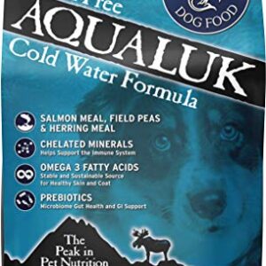 Annamaet Grain-Free Aqualuk Cold Water Fish Formula Dry Dog Food, (Salmon & Herring), 5-lb Bag