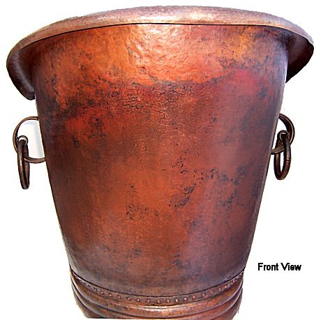 Fine Crafts Imports Hammered Copper Bath tub