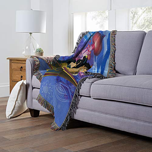 Northwest Aladdin Woven Tapestry Throw Blanket, 48" x 60", A Whole New World