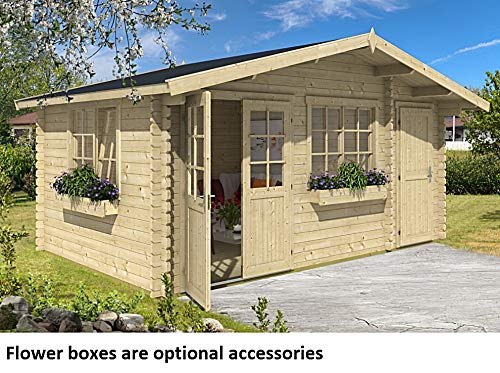 Allwood Estelle 4 | 148 SQF Cabin Kit, Garden House