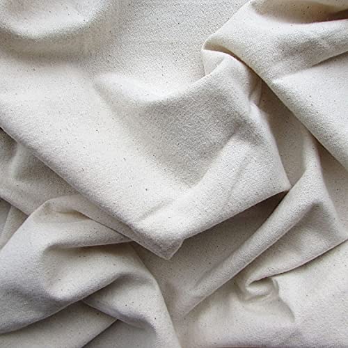 Organic Cotton Heavyweight Flannel Fabric - Natural - 55 Inches - 5 Yards