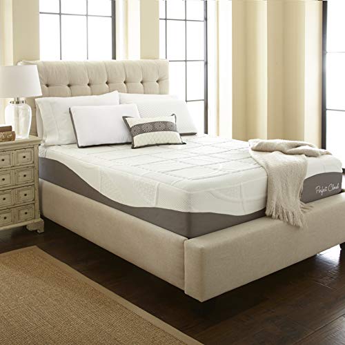 Perfect Cloud Made in The USA Elegance Plush Gel-Infused 12-inch Memory Foam Mattress - Pressure Relieving - Bed-in-a-Box (King)