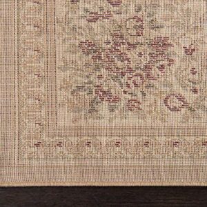 Unique Loom Versailles Collection Traditional Classic Medallion Motif Area Rug (2' 7 x 10' 0 Runner, Tan/ Ivory)