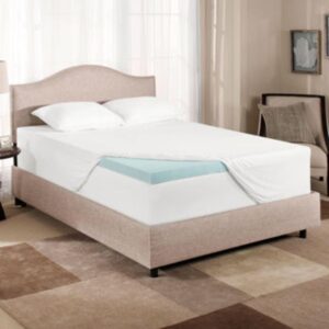 novaform 3” evencor gelplus gel memory foam mattress topper with cooling cover