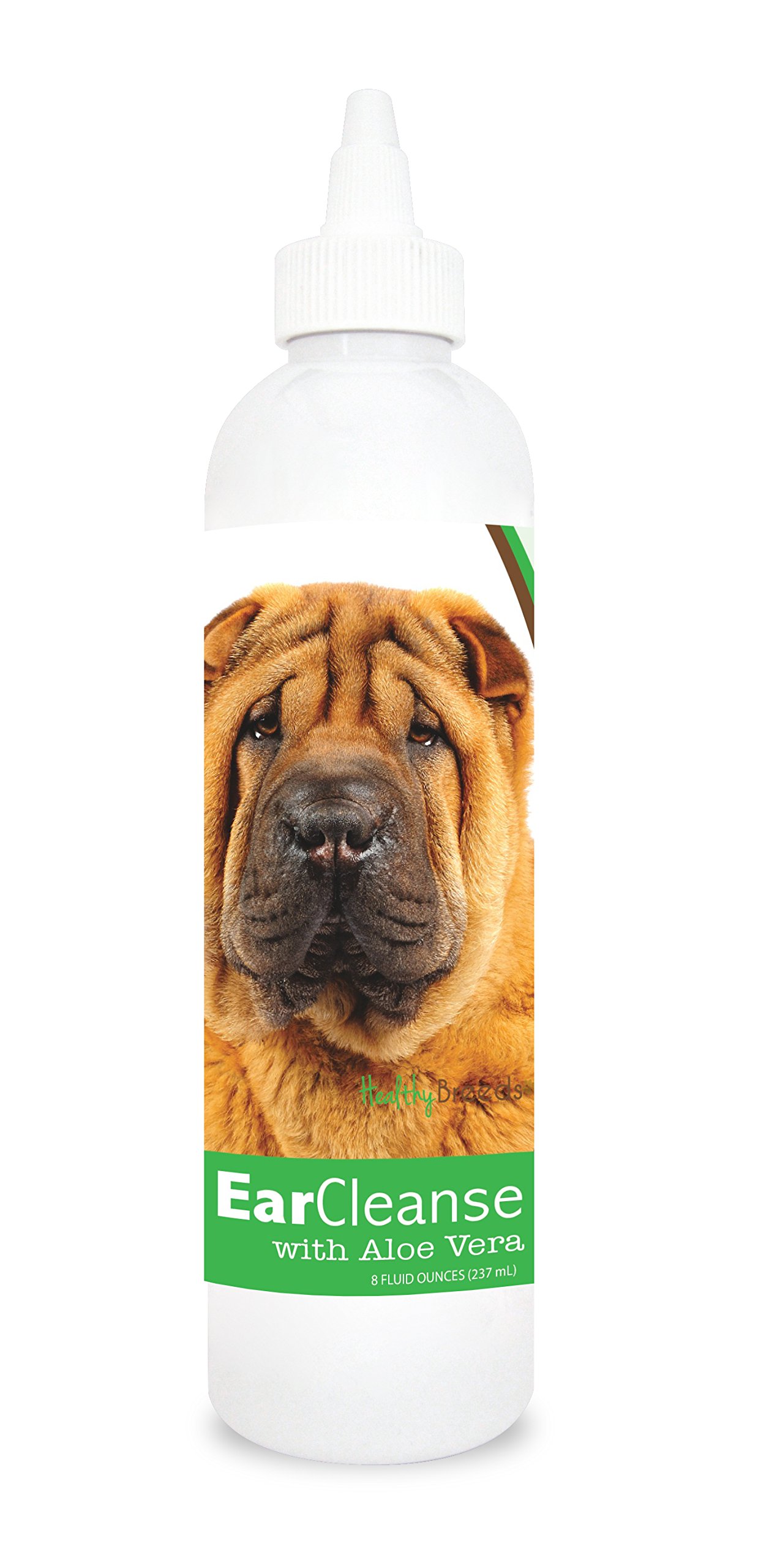 Healthy Breeds Chinese Shar Pei Ear Cleanse with Aloe Vera Cucumber Melon 8 oz