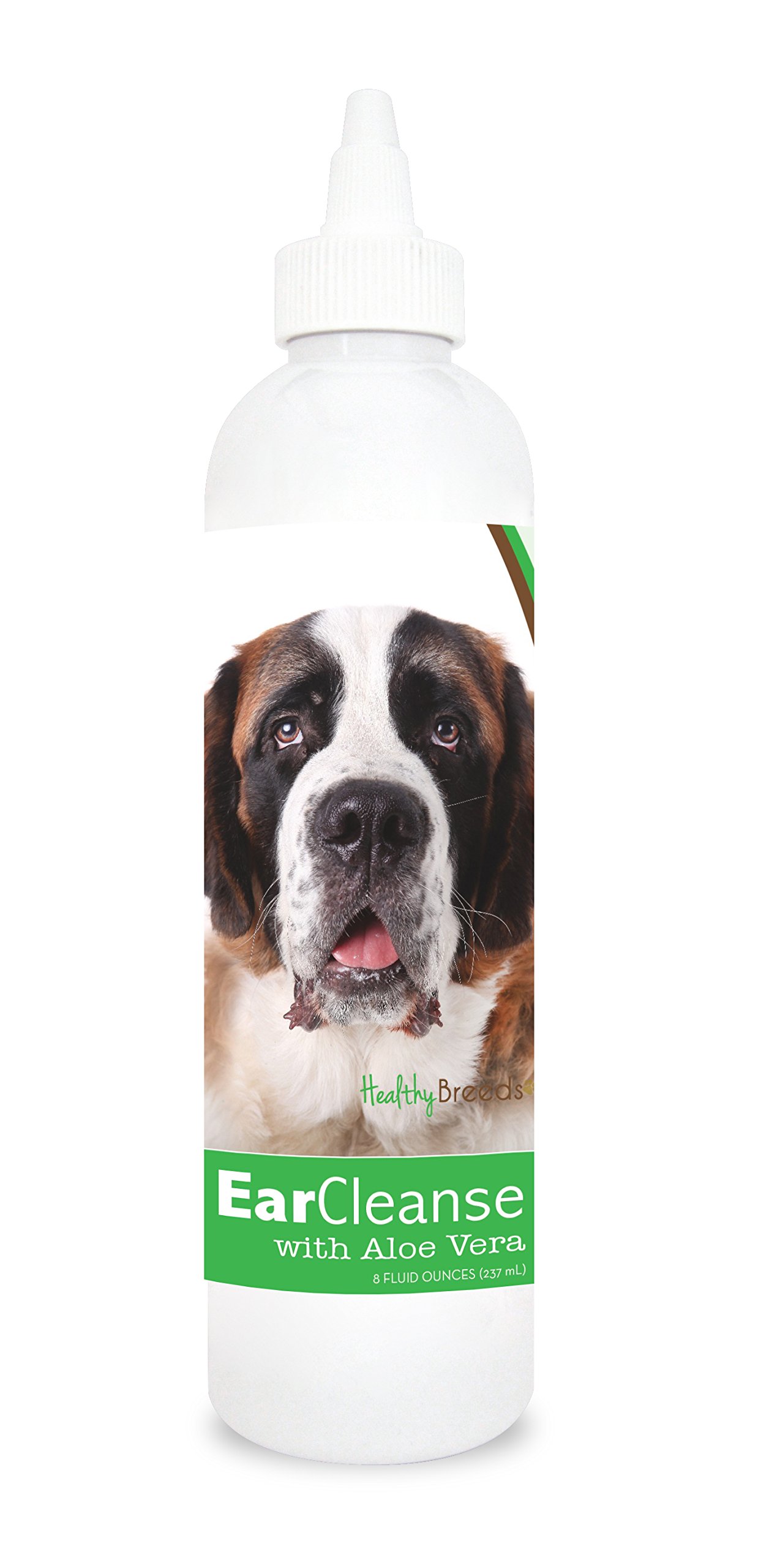 Healthy Breeds Saint Bernard Ear Cleanse with Aloe Vera Cucumber Melon 8 oz