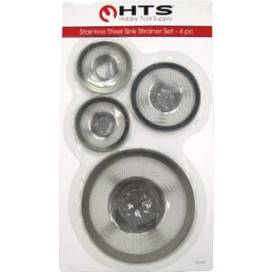 HTS 315S4 4Pc Stainless Steel Mesh Sink Strainer Set