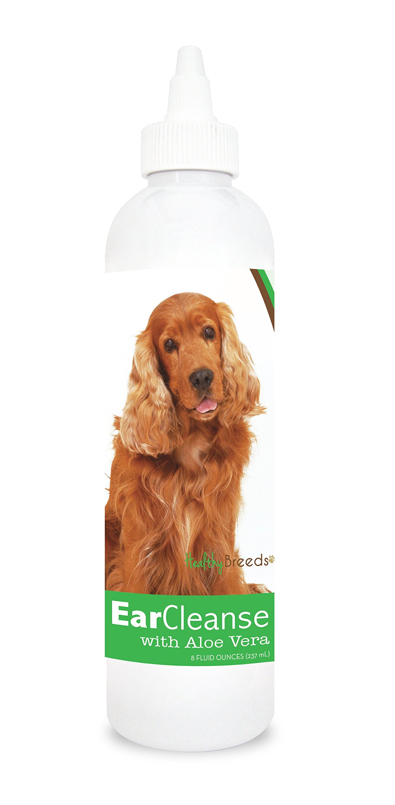 Healthy Breeds Cocker Spaniel Ear Cleanse with Aloe Vera Cucumber Melon 8 oz