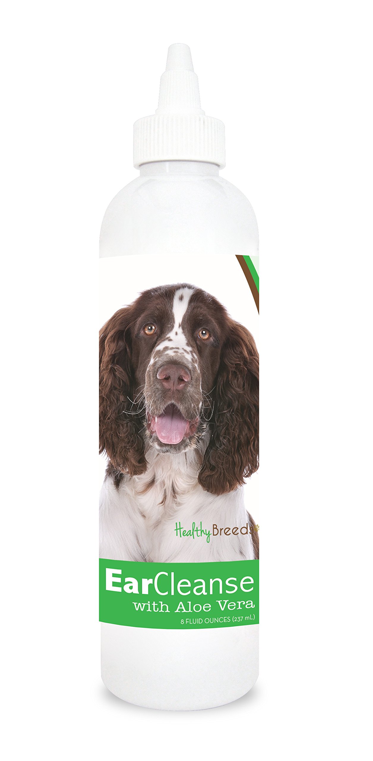 Healthy Breeds English Springer Spaniel Ear Cleanse with Aloe Vera Cucumber Melon 8 oz