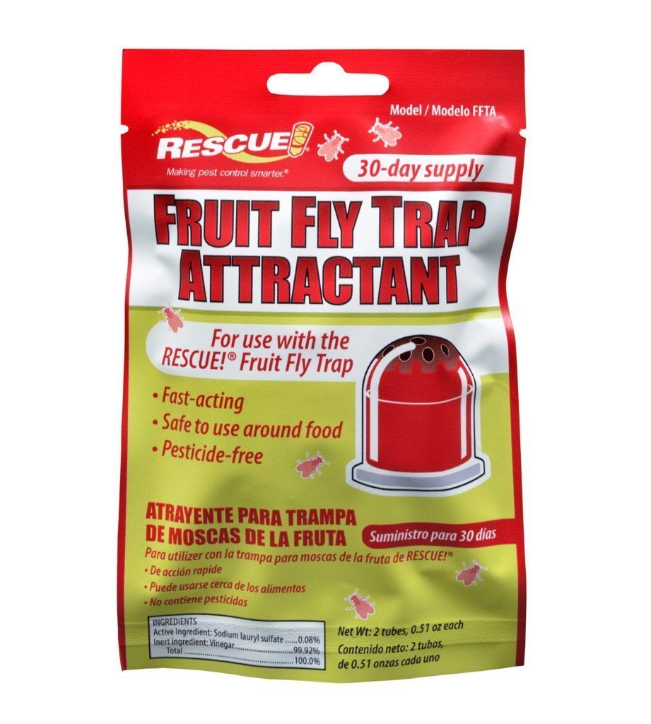 RESCUE! Fruit Fly Trap Attractant(2 Pack)