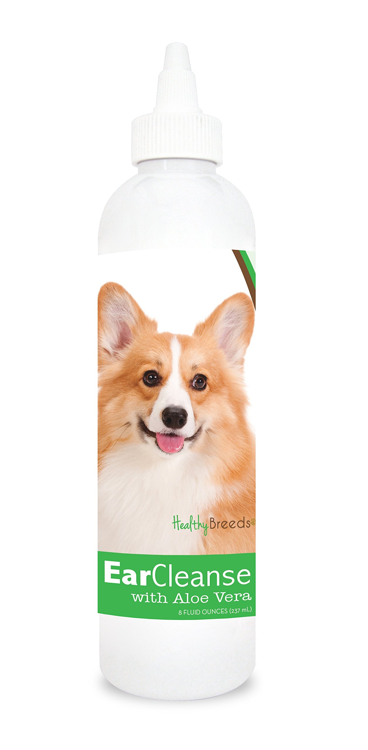 Healthy Breeds Pembroke Welsh Corgi Ear Cleanse with Aloe Vera Cucumber Melon 8 oz