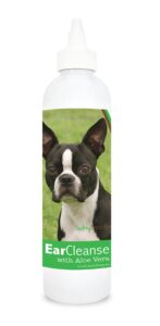 healthy breeds boston terrier ear cleanse with aloe vera cucumber melon 8 oz