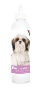 healthy breeds shih tzu ear cleanse with aloe vera sweet pea and vanilla 8 oz