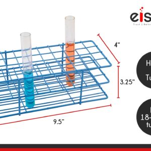 EISCO Wire Test Tube Rack - Holds 40 Tubes with 18-20mm Diameter - Epoxy-Coated Steel