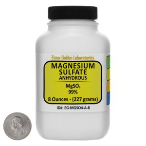 magnesium sulfate anhydrous [mgso4] 99% acs grade powder 8 oz in a space-saver bottle