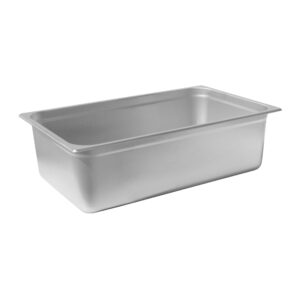 chef's supreme 6" deep full size stainless steam table pan, each… (6" deep)