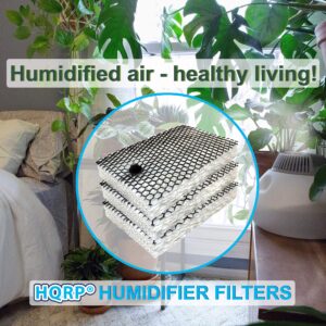 HQRP 3-Pack Wick Filter Compatible with Sunbeam SF235, SCM630, SCM630WC, SCM630BC, SCM631, SCM631C, SCM7808, SCM7809 Humidifiers, Replacement for Holmes HWF100 HWF100CS HM630 HM729