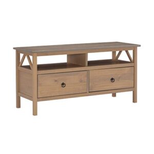 linon titian driftwood tv stand