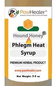 PawHealer Dog Cough Remedy-Hound Honey Syrup (Phlegm-Heat) - for Loud, Honking Coughs - 5 fl oz …