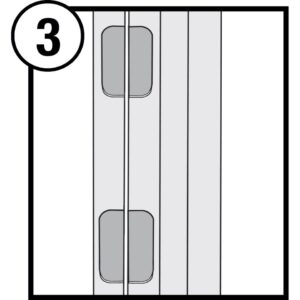 Milescraft 1222 Hinge Mate 150 – Door Hinge Installation Kit/Mortiser Template, Door Hinge Jig, Door Router Template fits 3” and 3.5” Hinges, Fits Most Doors