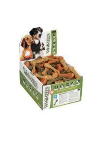 whimzees 50 bulk packed brushzees dog dental chew treats, small