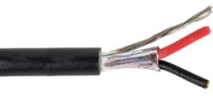 belden 22 awg 2 conductor shielded cable 100 feet