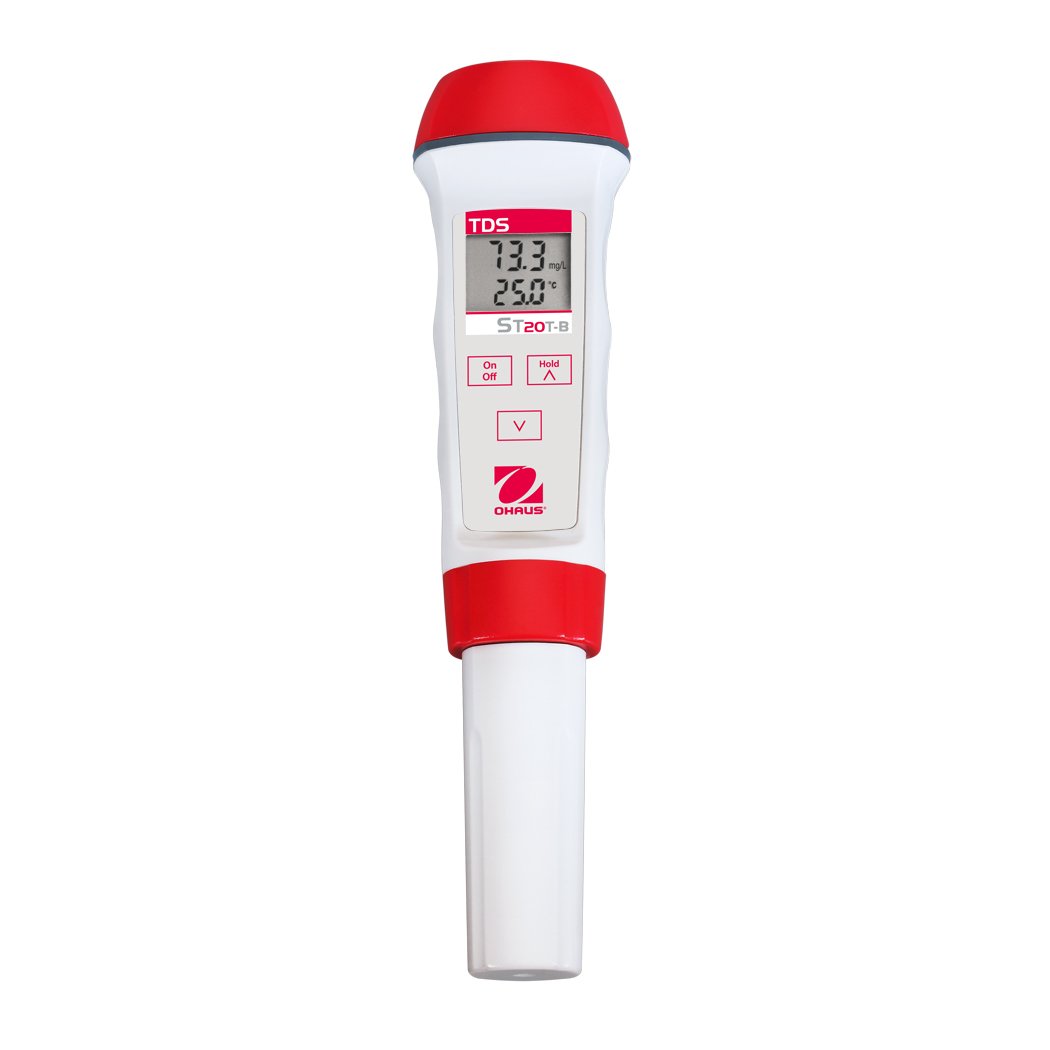 Ohaus ST20T-B TDS Pen Meter with Temperature, Waterproof, 0-1000 mg/L