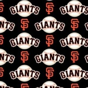 major league baseball san francisco giants - 100% cotton, 60" wide by the yard