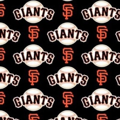 Major League Baseball San Francisco Giants - 100% Cotton, 60" Wide by The Yard