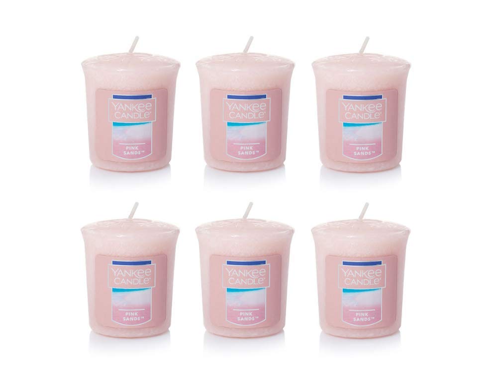 Yankee Candle Lot of 6 Pink Sands Votives