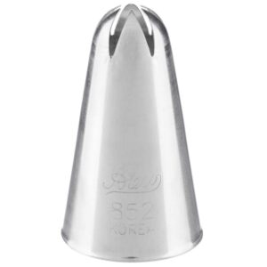 Ateco #852 Deep Closed Star Pastry Tip - Stainless Steel