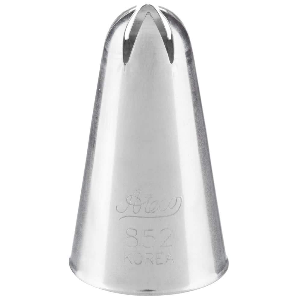 Ateco #852 Deep Closed Star Pastry Tip - Stainless Steel