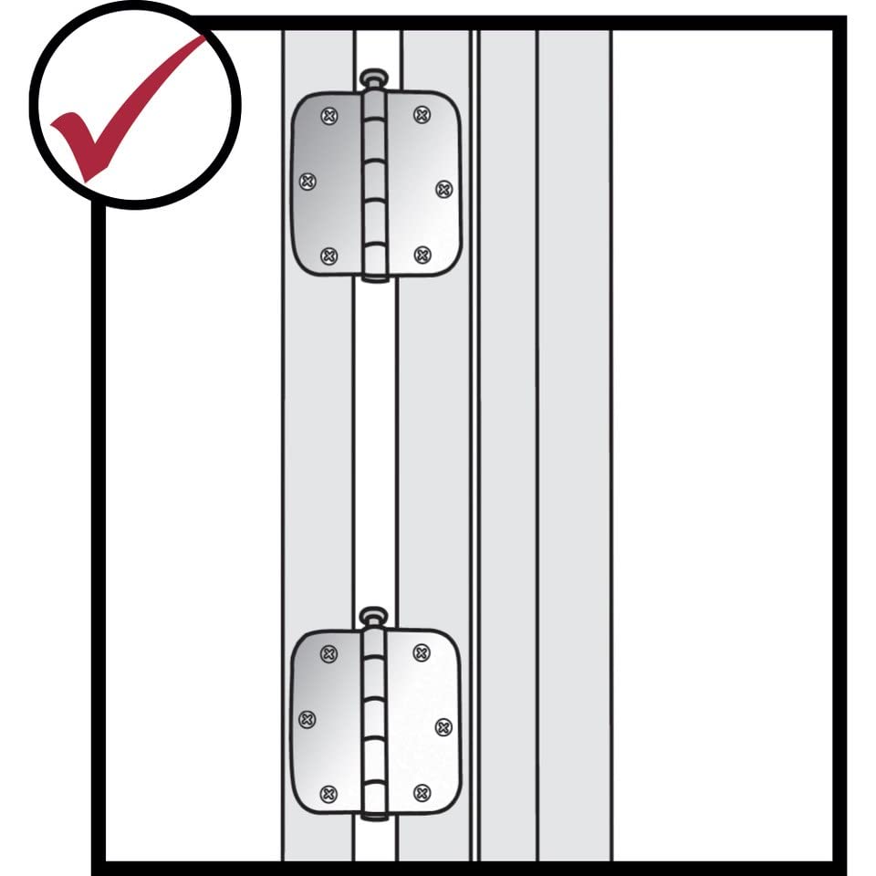 Milescraft 1222 Hinge Mate 150 – Door Hinge Installation Kit/Mortiser Template, Door Hinge Jig, Door Router Template fits 3” and 3.5” Hinges, Fits Most Doors