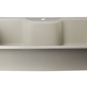 ALFI brand AB3520DI-B Drop-In Single Bowl Granite Composite Kitchen Sink, 35", Biscuit