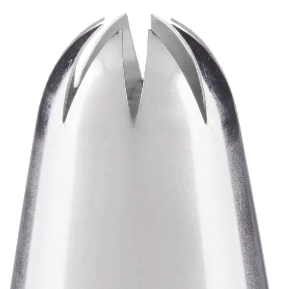 Ateco #856 Deep Closed Star Pastry Tip - Stainless Steel