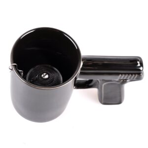 UCEC Ceramic Coffee Mug Distinctive Gun-Inspired, Perfect Gun Mug for Men, Unique Father's Day Idea Novelty Coffee Mug