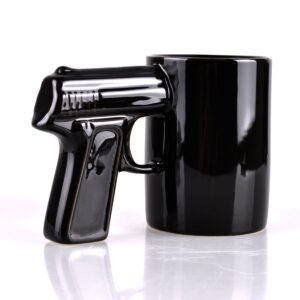 UCEC Ceramic Coffee Mug Distinctive Gun-Inspired, Perfect Gun Mug for Men, Unique Father's Day Idea Novelty Coffee Mug