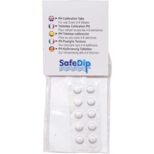 solaxx safe dip ph buffer recalibration tablets safedip water tester - 10-pack