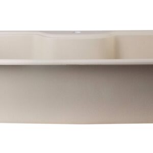 ALFI brand AB3520DI-B Drop-In Single Bowl Granite Composite Kitchen Sink, 35", Biscuit