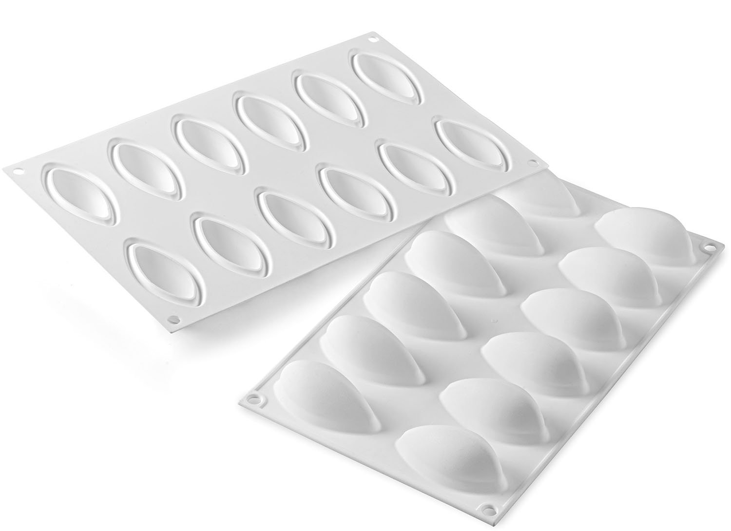 Silikomart Silicone Mold Quenelles - 63x29 h 28 mm